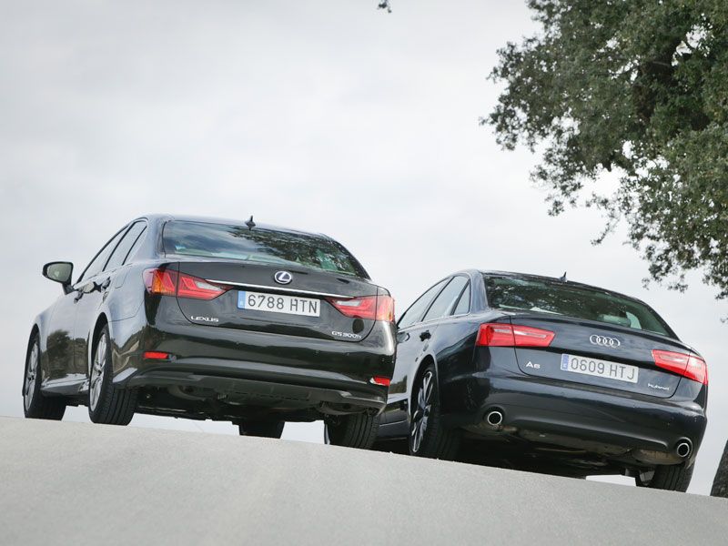 Comparativa: Audi A6 Hybrid 2.0 TFSI vs Lexus GS 300h