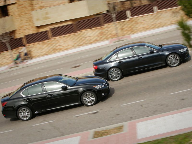 Comparativa: Audi A6 Hybrid 2.0 TFSI vs Lexus GS 300h