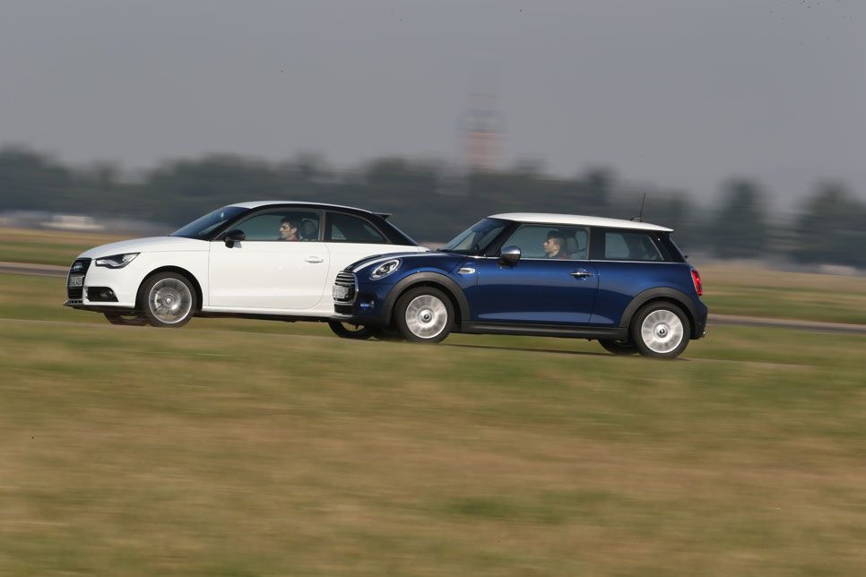 Comparativa: Audi A1 1.4 TFSI CoD vs Mini Cooper