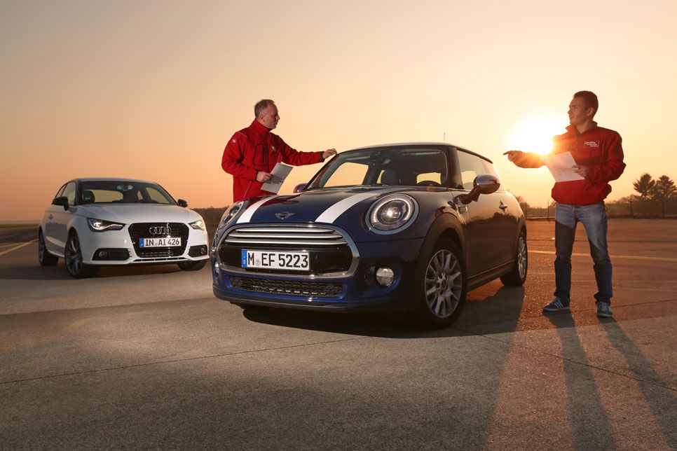 Comparativa: Audi A1 1.4 TFSI CoD vs Mini Cooper