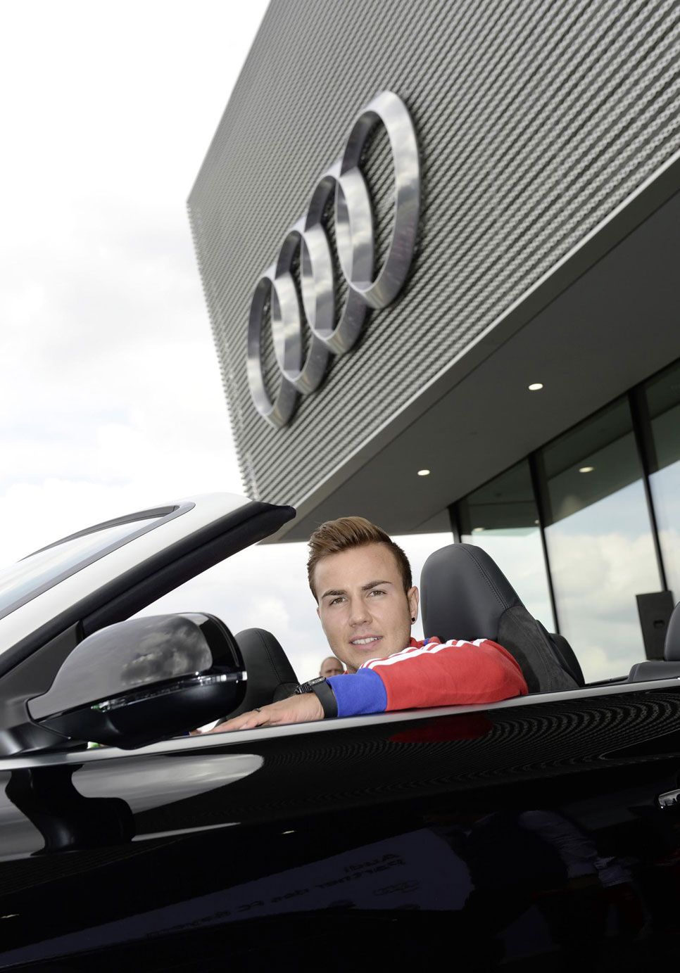 Así se lo pasaron los jugadores del Bayern de Munich en la Audi Driving Experience