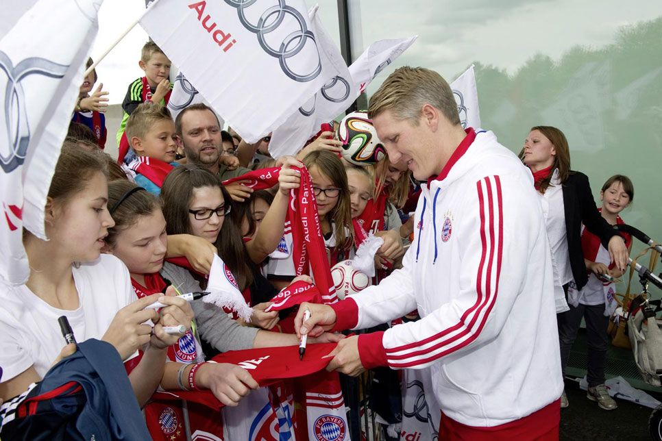 Así se lo pasaron los jugadores del Bayern de Munich en la Audi Driving Experience