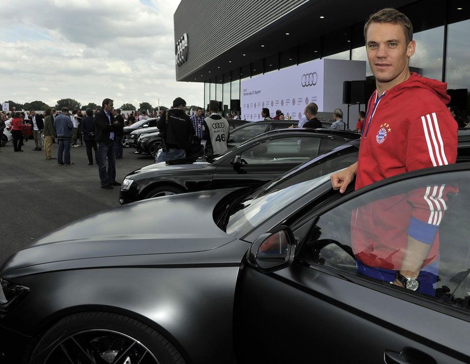 Así se lo pasaron los jugadores del Bayern de Munich en la Audi Driving Experience