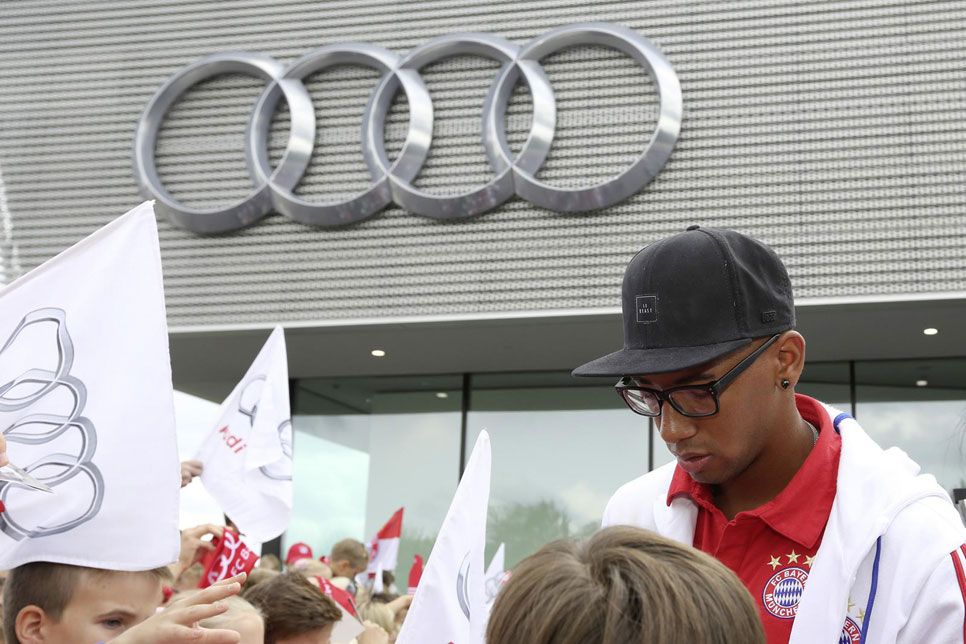 Así se lo pasaron los jugadores del Bayern de Munich en la Audi Driving Experience