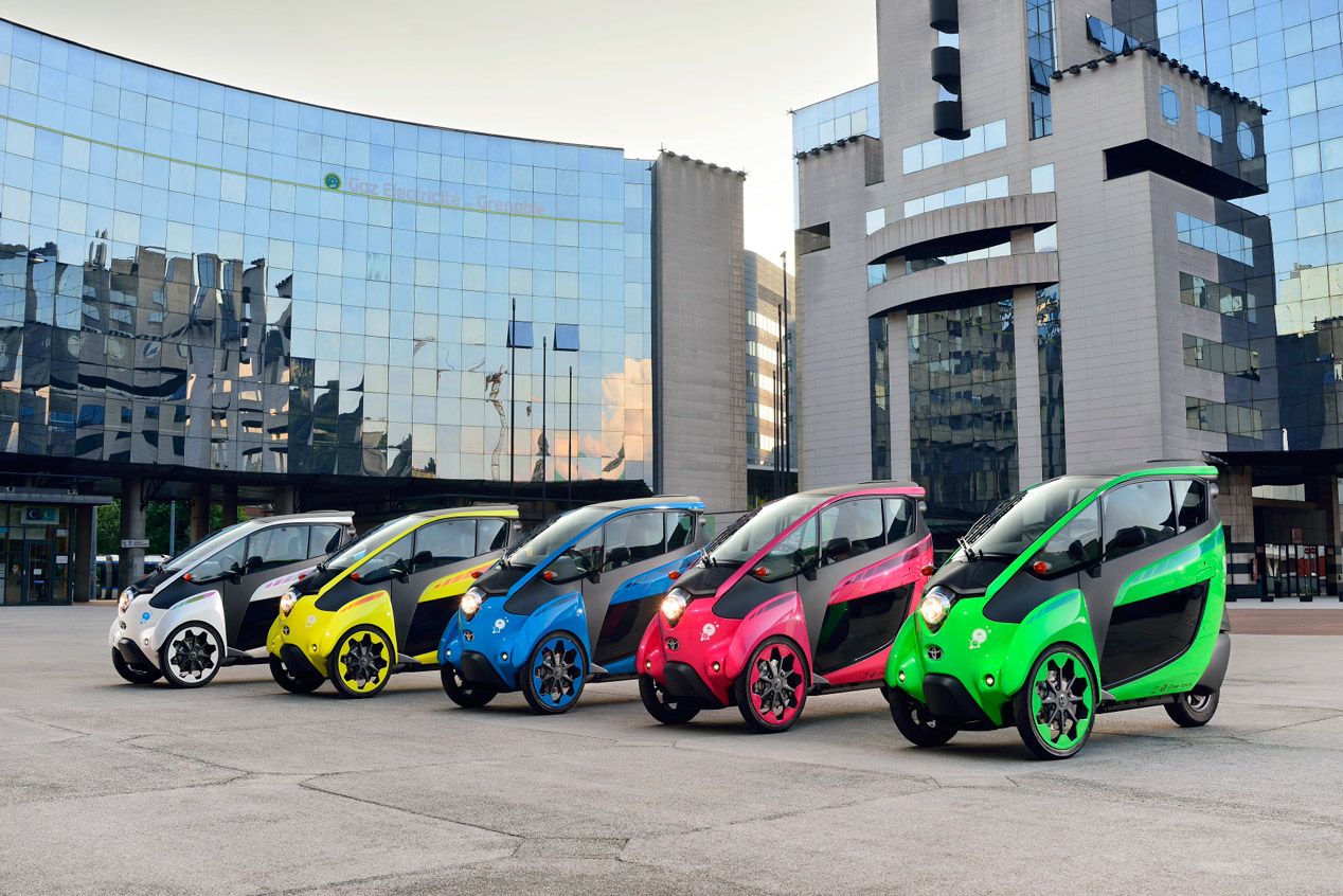 Grenoble, ciudad europea de los Toyota i-ROAD y COMS
