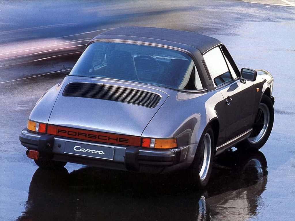 Los techos del Porsche 911 Targa a lo largo de su historia