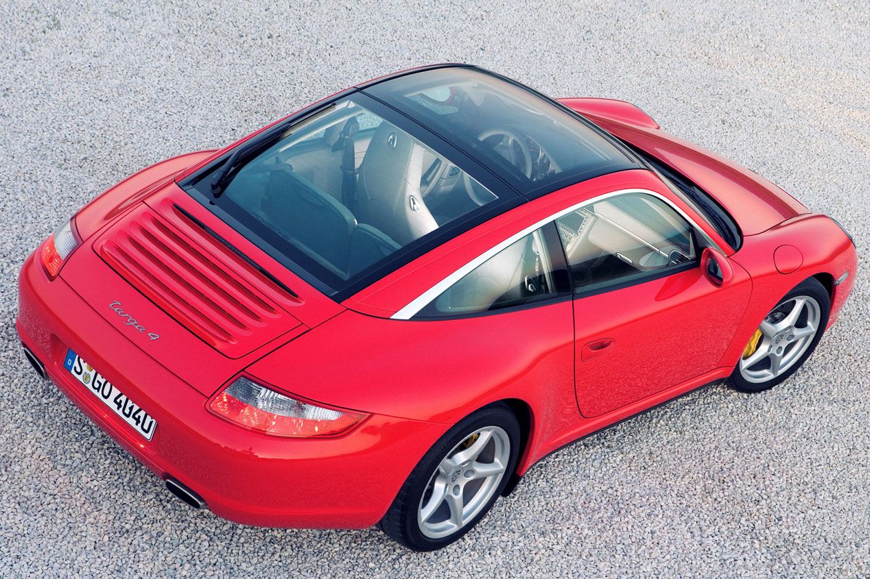 Los techos del Porsche 911 Targa a lo largo de su historia