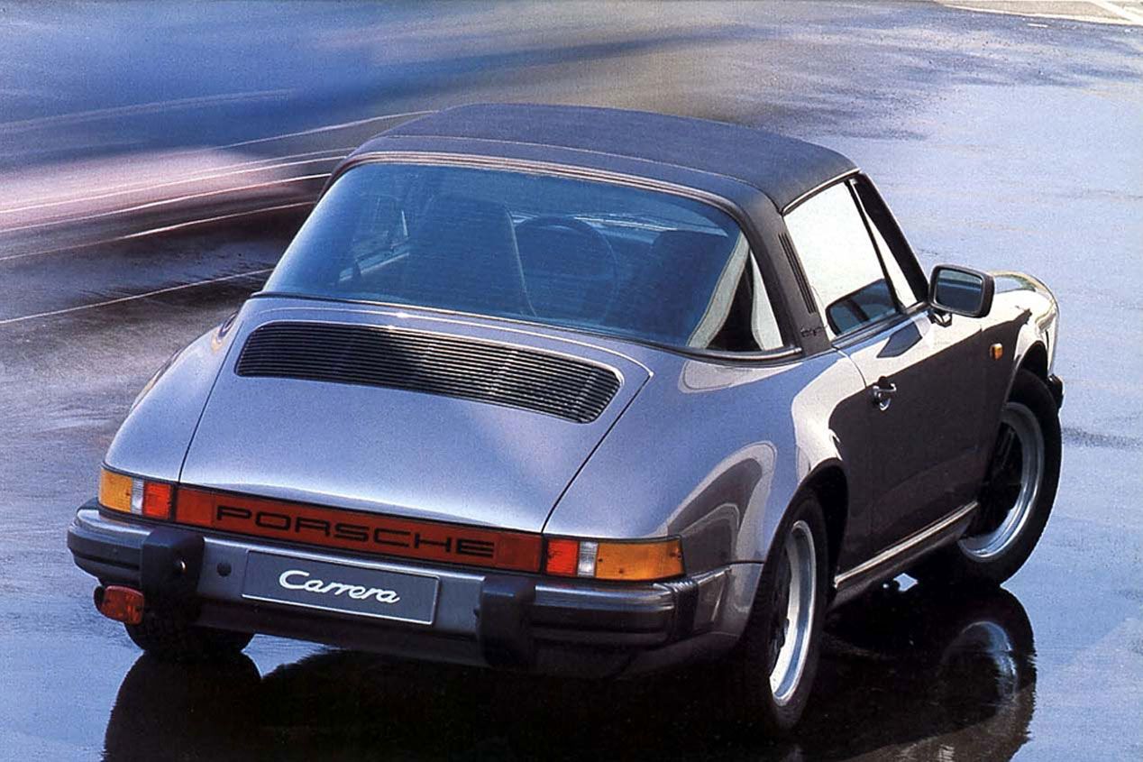 Los techos del Porsche 911 Targa a lo largo de su historia