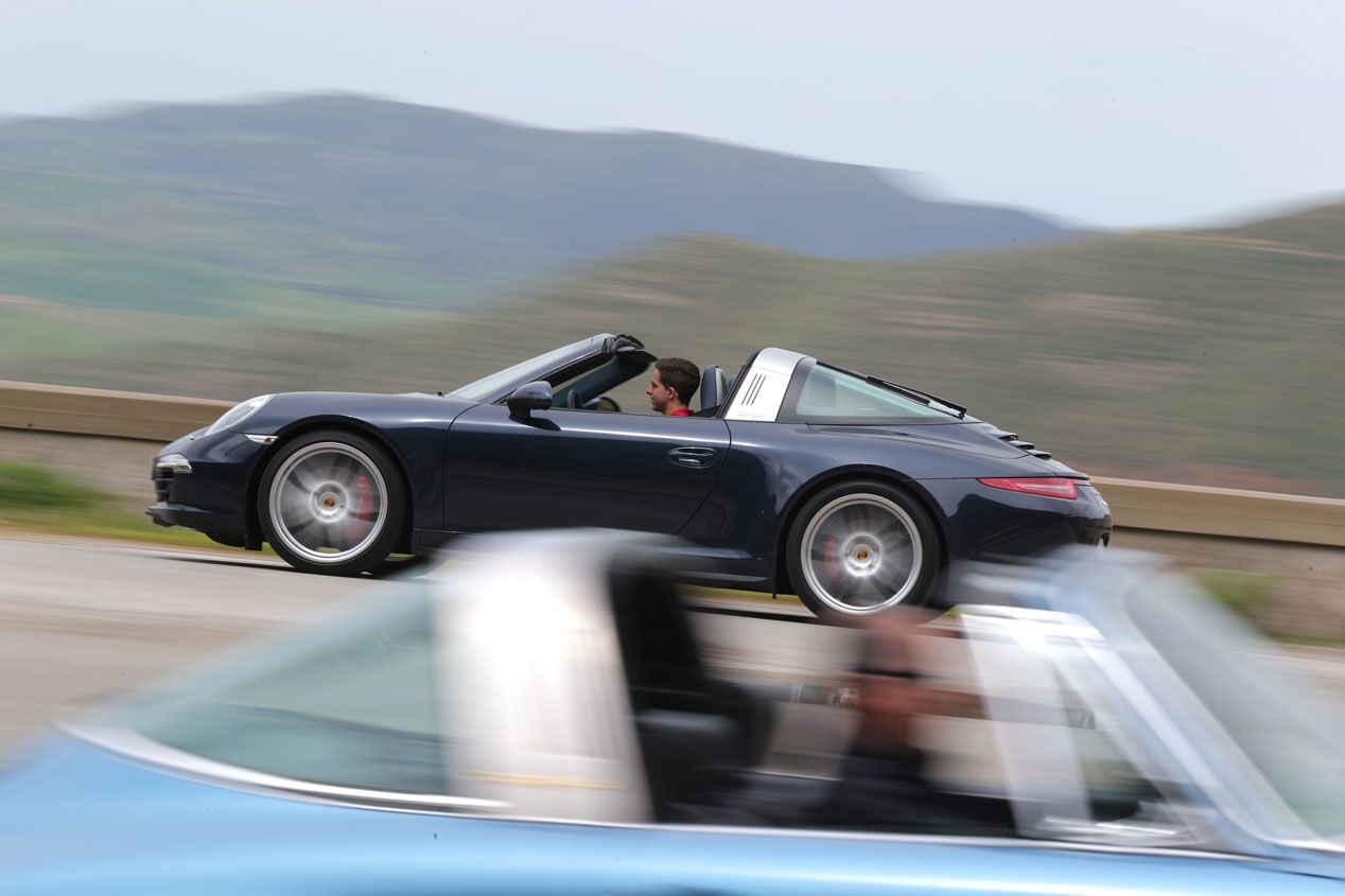 Los techos del Porsche 911 Targa a lo largo de su historia