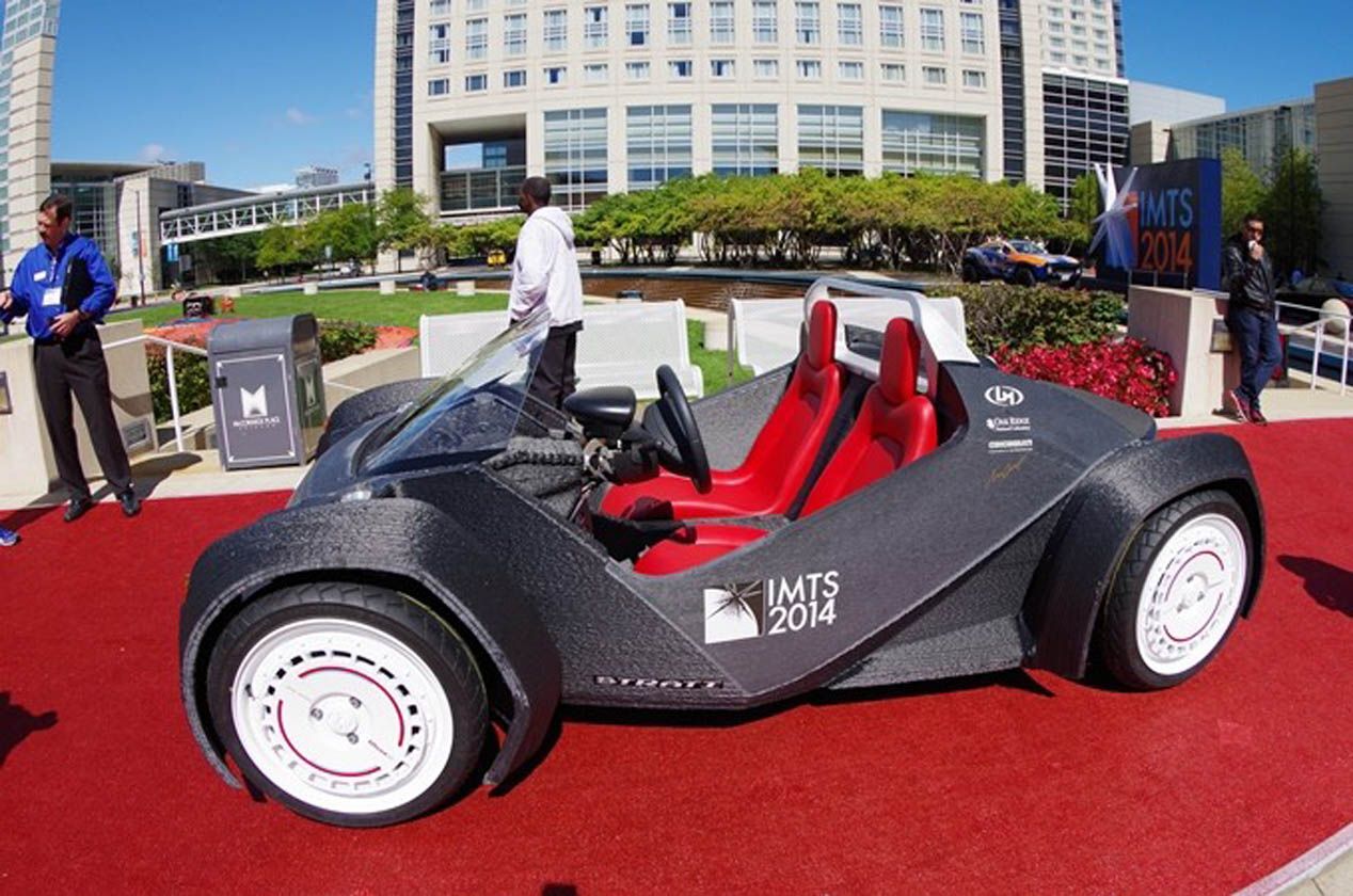 Strati, conducen el primer coche impreso en 3D