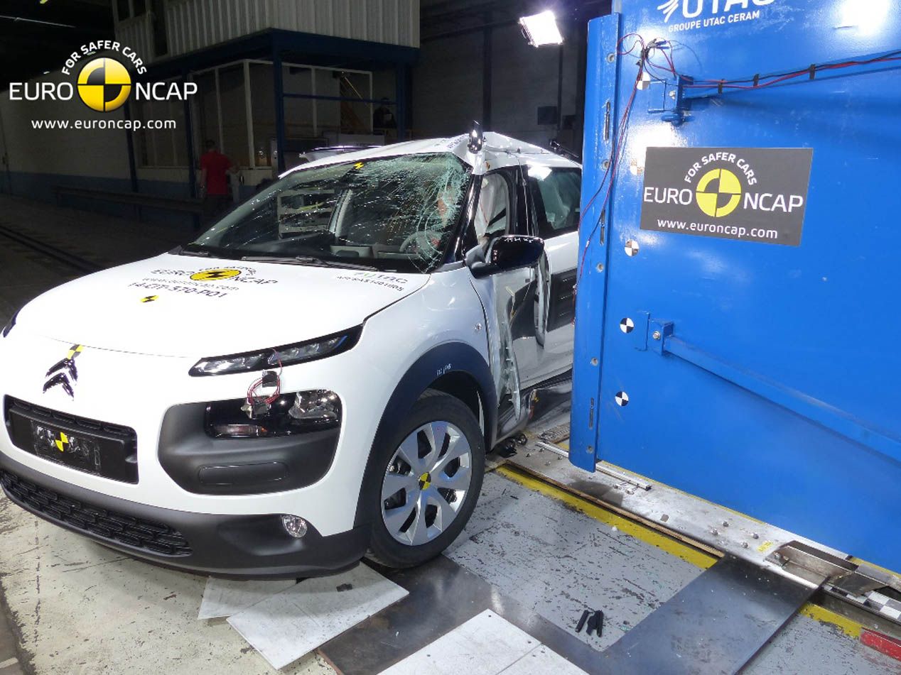5 estrellas EuroNCAP para Clase V y X-Trail y 4 para C4 Cactus