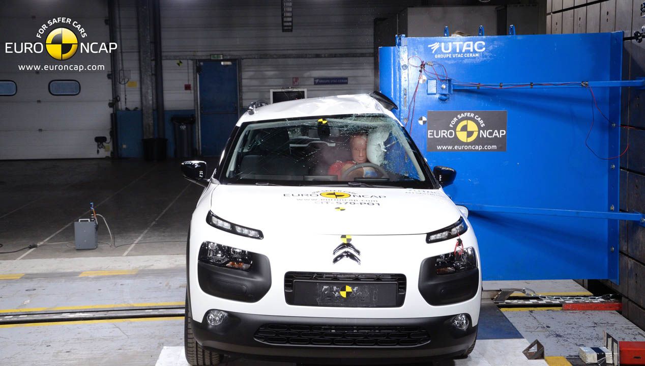 5 estrellas EuroNCAP para Clase V y X-Trail y 4 para C4 Cactus