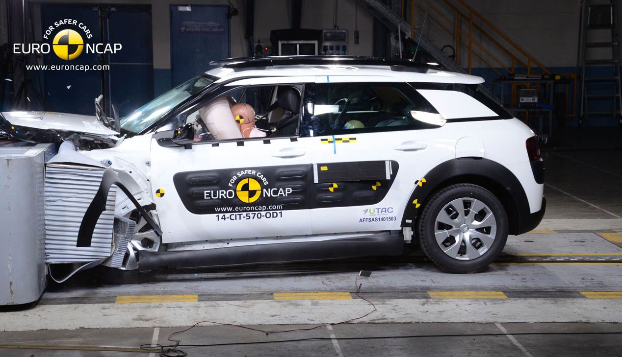5 estrellas EuroNCAP para Clase V y X-Trail y 4 para C4 Cactus