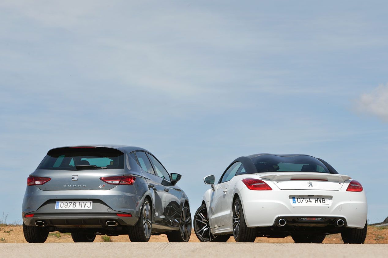 Comparativa: Peugeot RCZ R vs Seat León Cupra 280