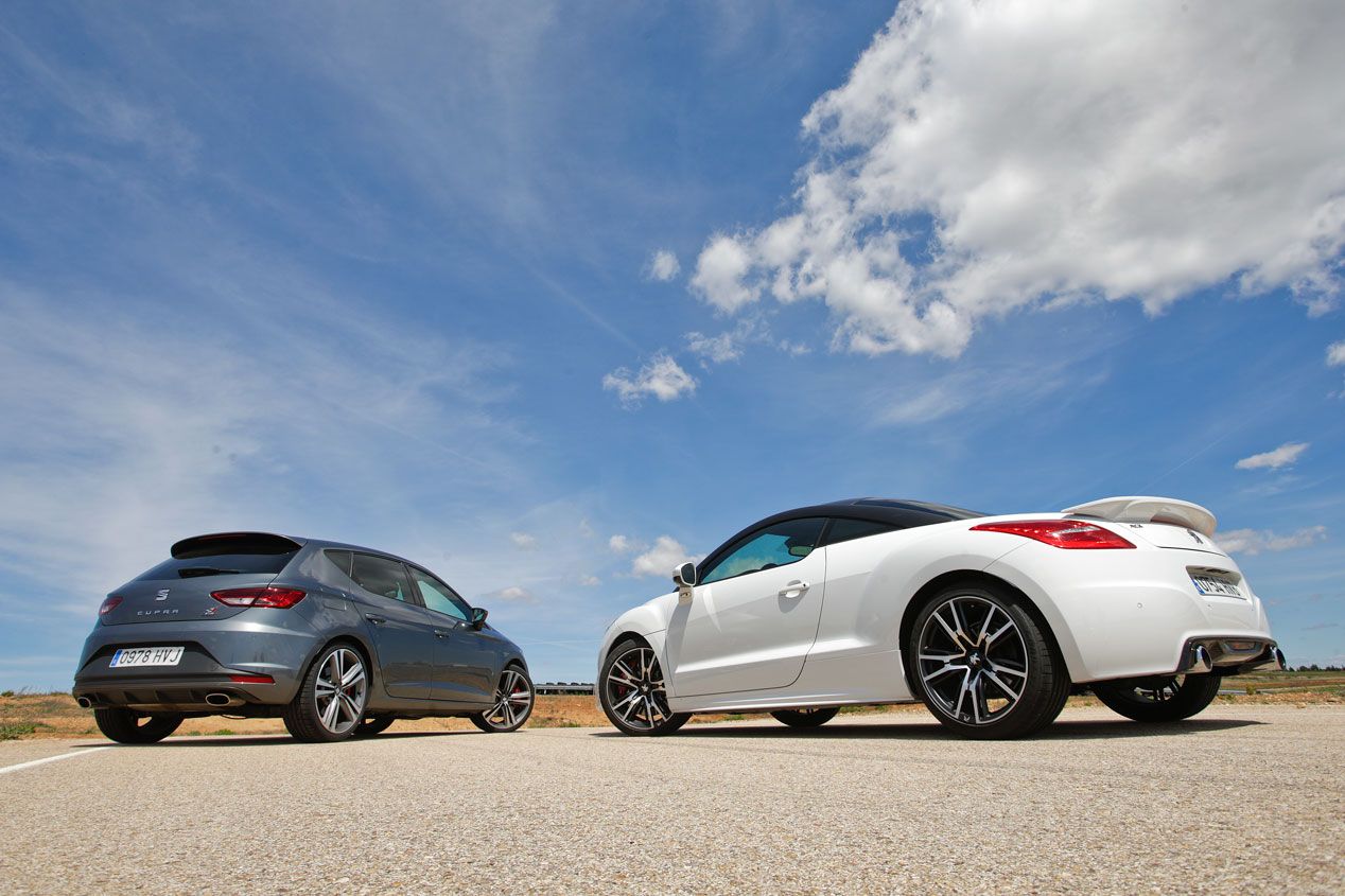 Comparativa: Peugeot RCZ R vs Seat León Cupra 280