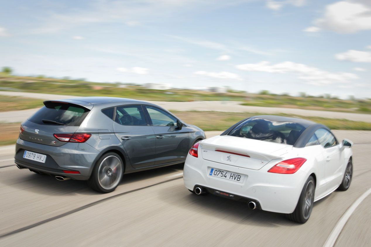 Comparativa: Peugeot RCZ R vs Seat León Cupra 280