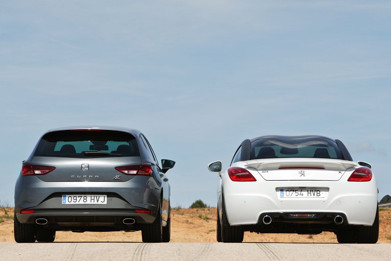 Comparativa: Peugeot RCZ R vs Seat León Cupra 280