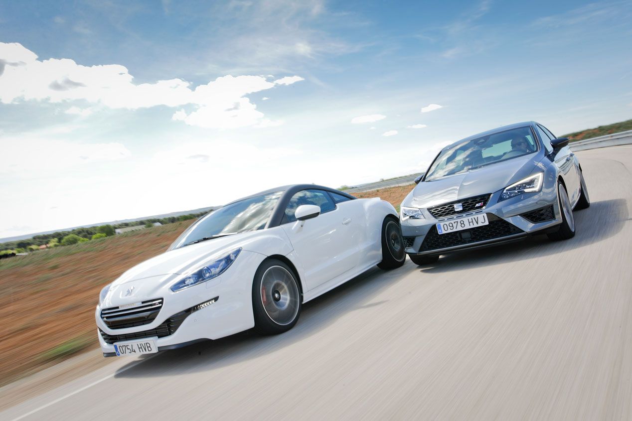 Comparativa: Peugeot RCZ R vs Seat León Cupra 280