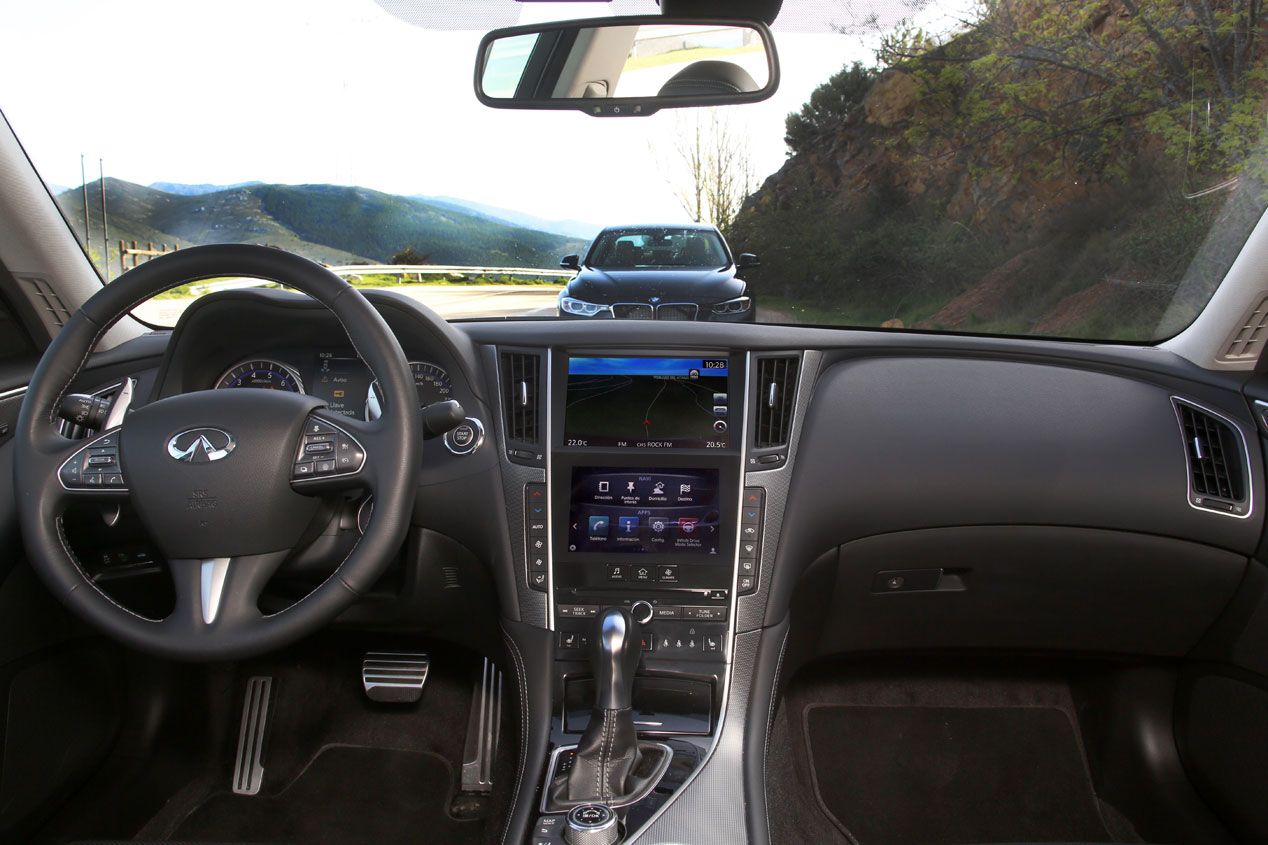 Comparativa: BMW Serie 3 ActiveHybrid vs Infiniti Q50 Hybrid 3.5 AWD