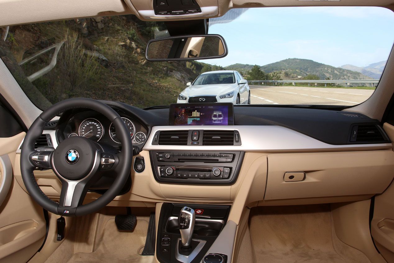 Comparativa: BMW Serie 3 ActiveHybrid vs Infiniti Q50 Hybrid 3.5 AWD