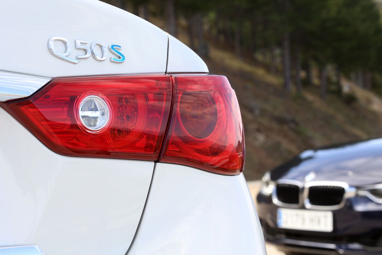 Comparativa: BMW Serie 3 ActiveHybrid vs Infiniti Q50 Hybrid 3.5 AWD