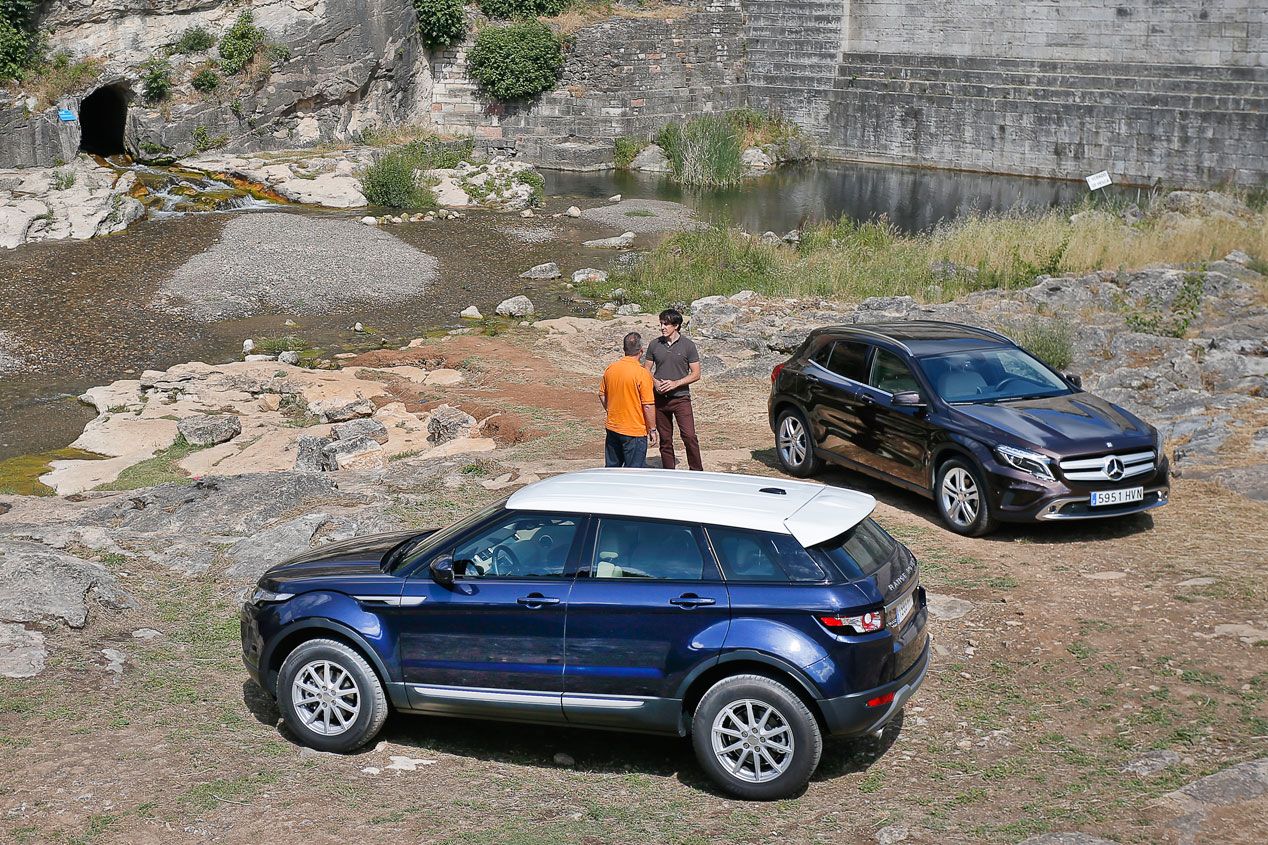 Comparativa: Mercedes GLA 220 CDI 7G-DCT 4Matic vs  Range Rover Evoque TD4 5p 4x4 Pure Aut.