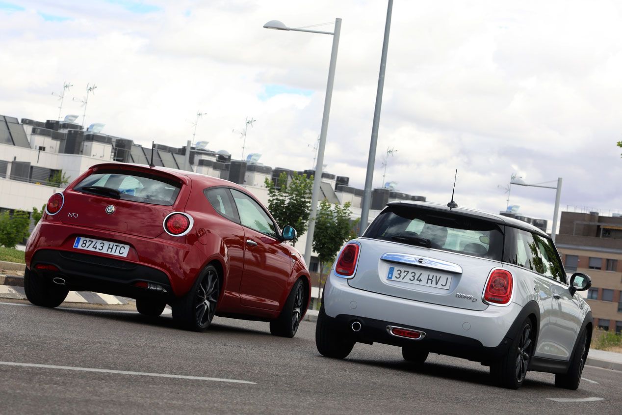 Comparativa: Alfa Romeo Mito 1.6 JTDM vs Mini Cooper D