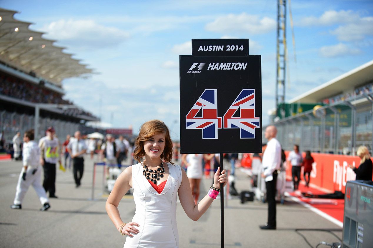 Las chicas del GP de Estados Unidos de Fórmula 1