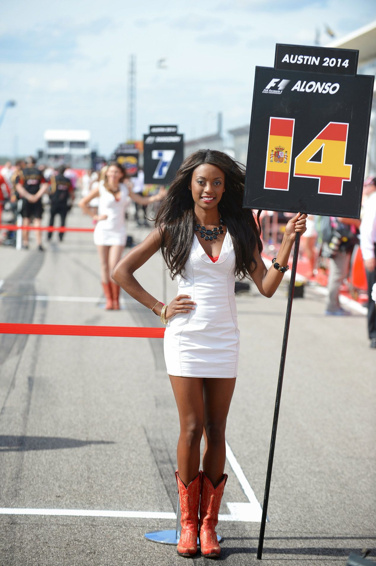 Las chicas del GP de Estados Unidos de Fórmula 1