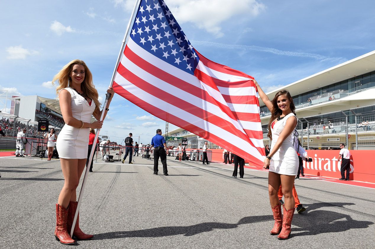 Las chicas del GP de Estados Unidos de Fórmula 1