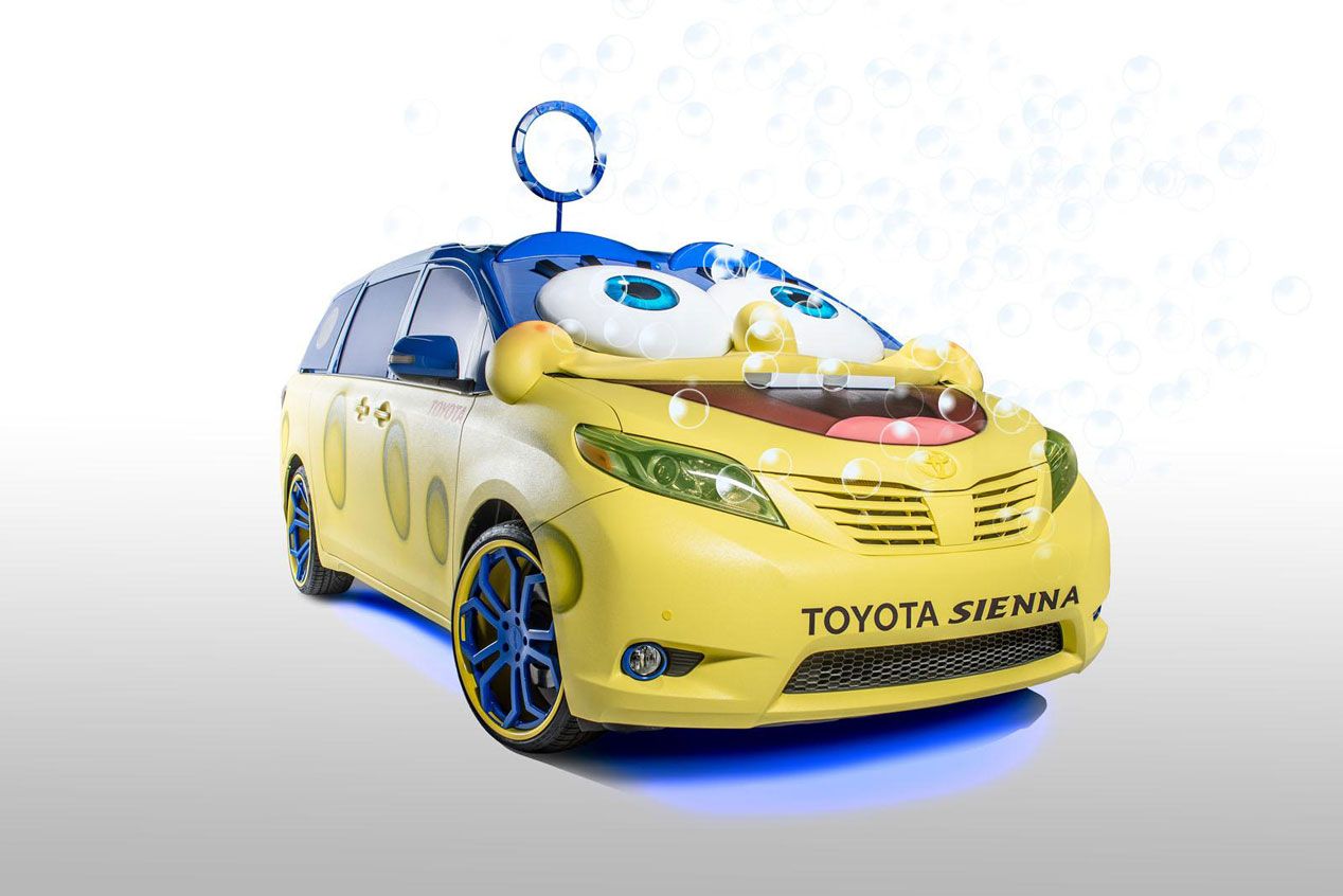 El coche de Bob Esponja es un Toyota Sienna