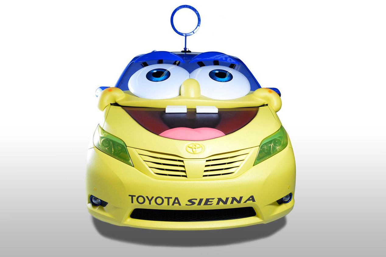 El coche de Bob Esponja es un Toyota Sienna