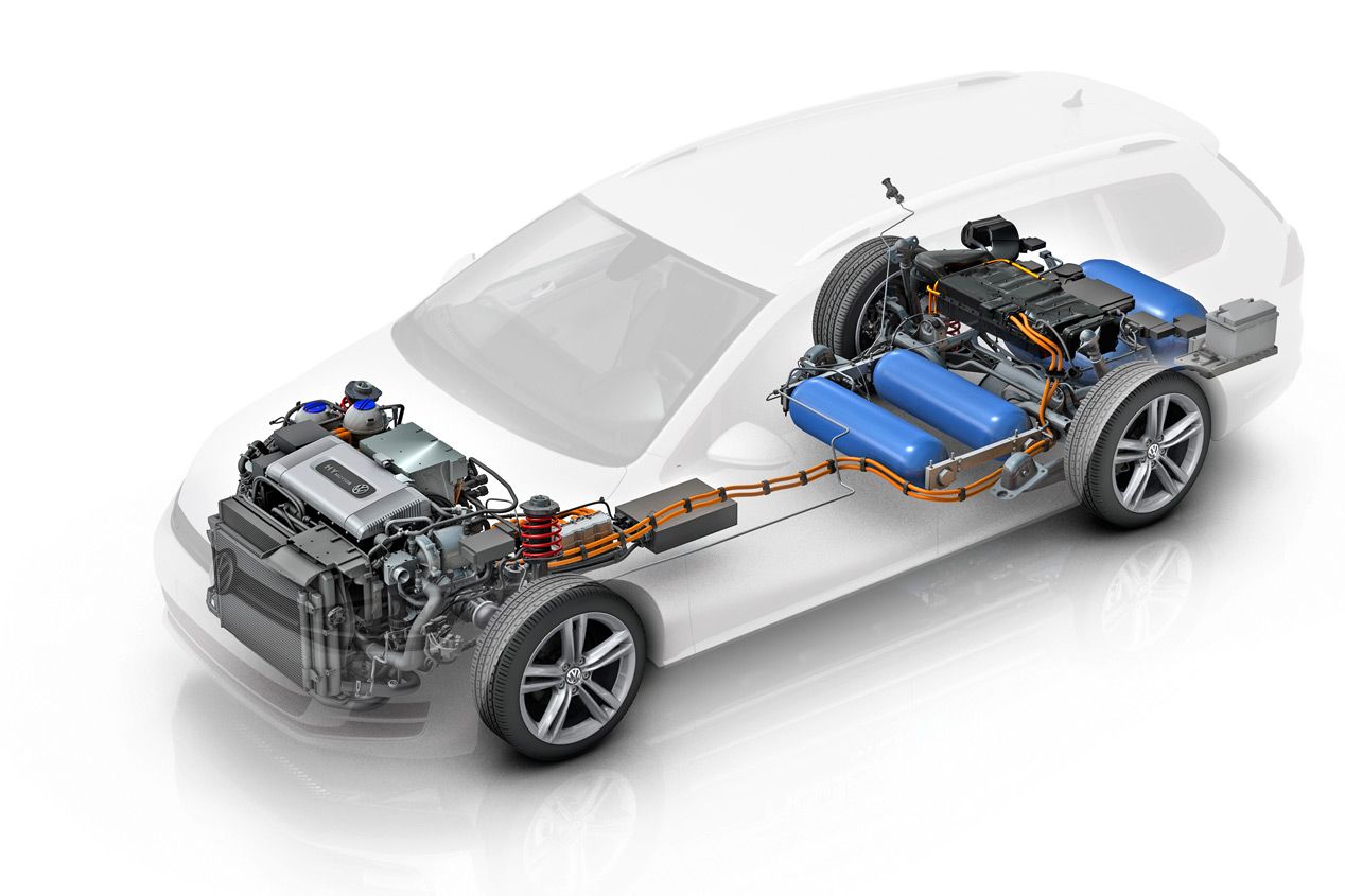 Volkswagen Golf Variant GS HyMotion de hidrógeno