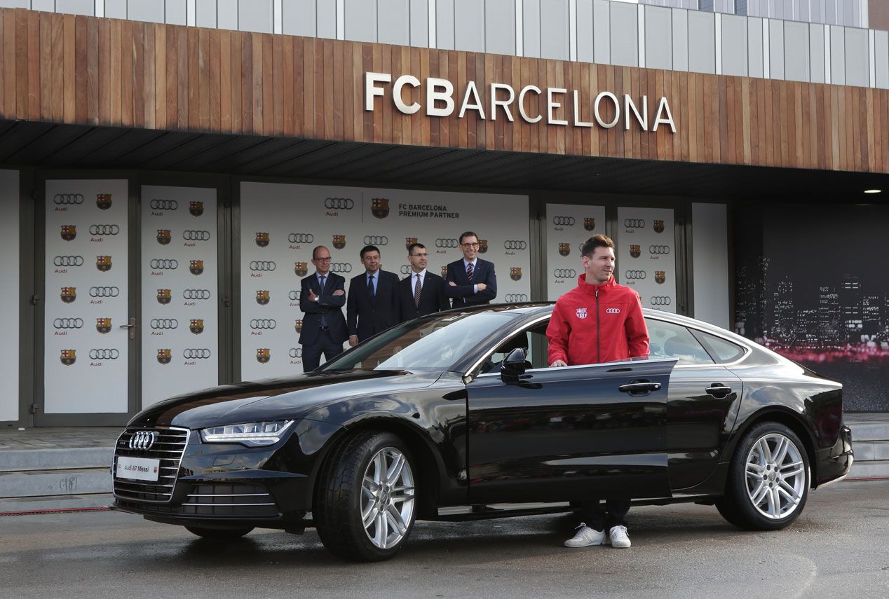 Los coches de los jugadores del Barcelona FC