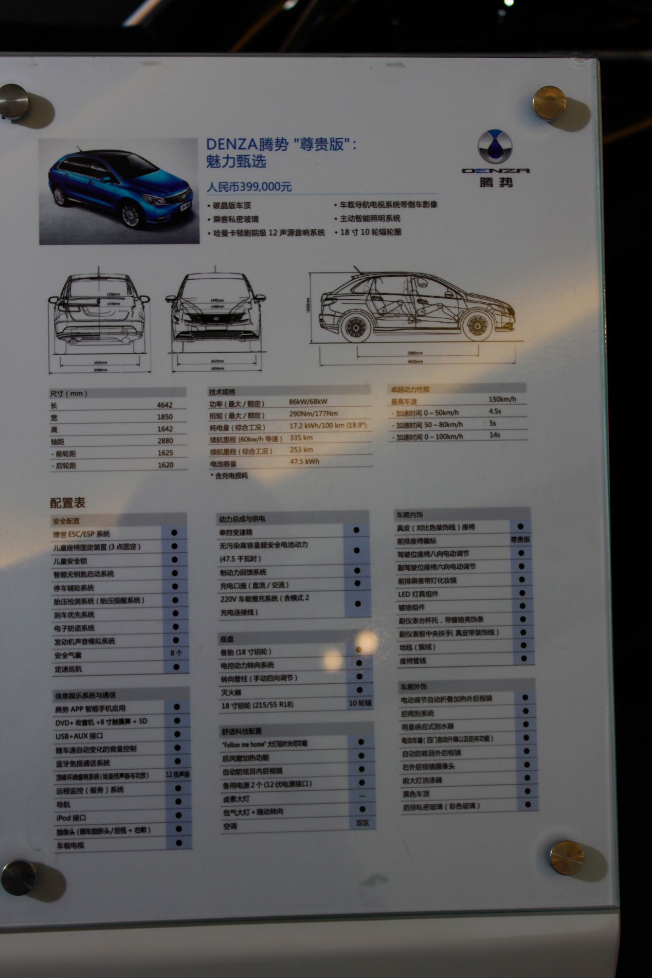 Challenge Bibendum: Denza EV, el eléctrico chino de Daimler y BYD