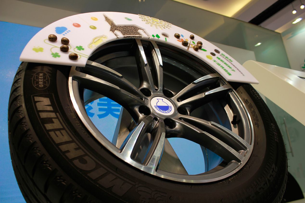 Michelin y sus neumáticos reciclados en alcohol