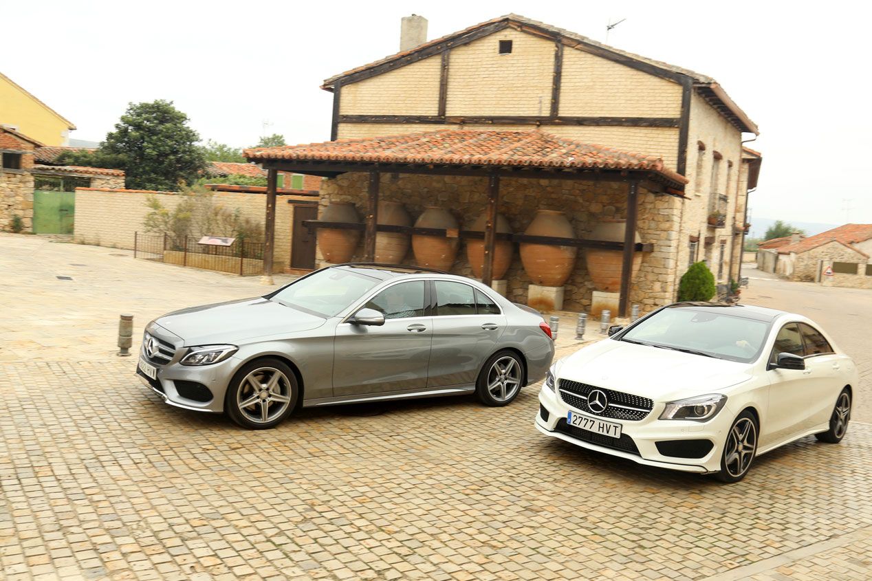 Comparativa: Mercedes CLA 220 CDI vs Mercedes C 220 BlueTEC