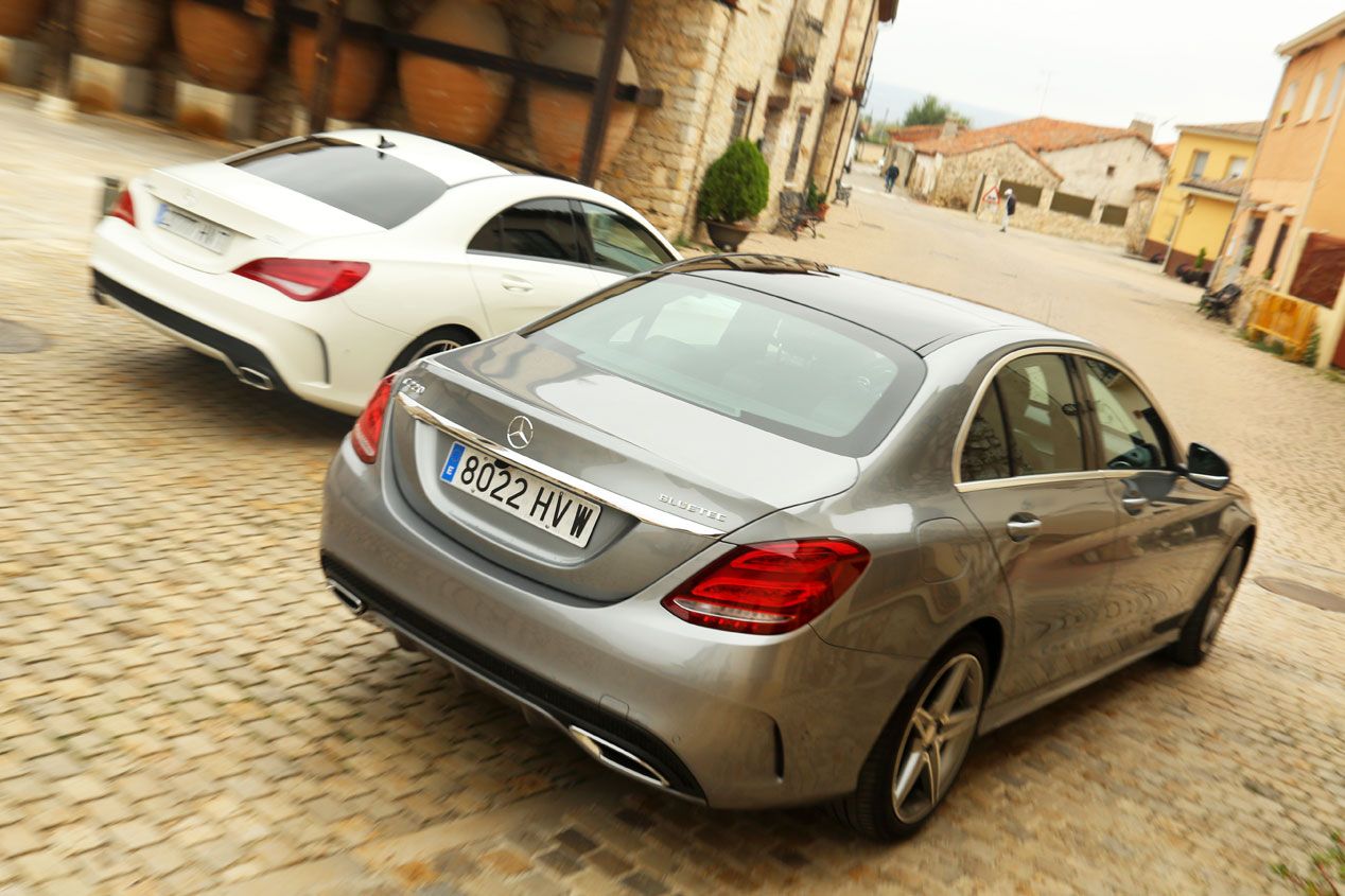 Comparativa: Mercedes CLA 220 CDI vs Mercedes C 220 BlueTEC