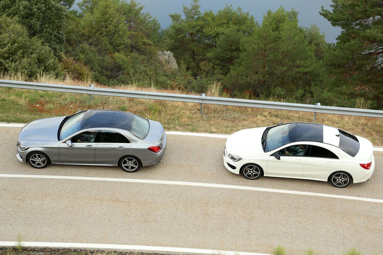 Comparativa: Mercedes CLA 220 CDI vs Mercedes C 220 BlueTEC