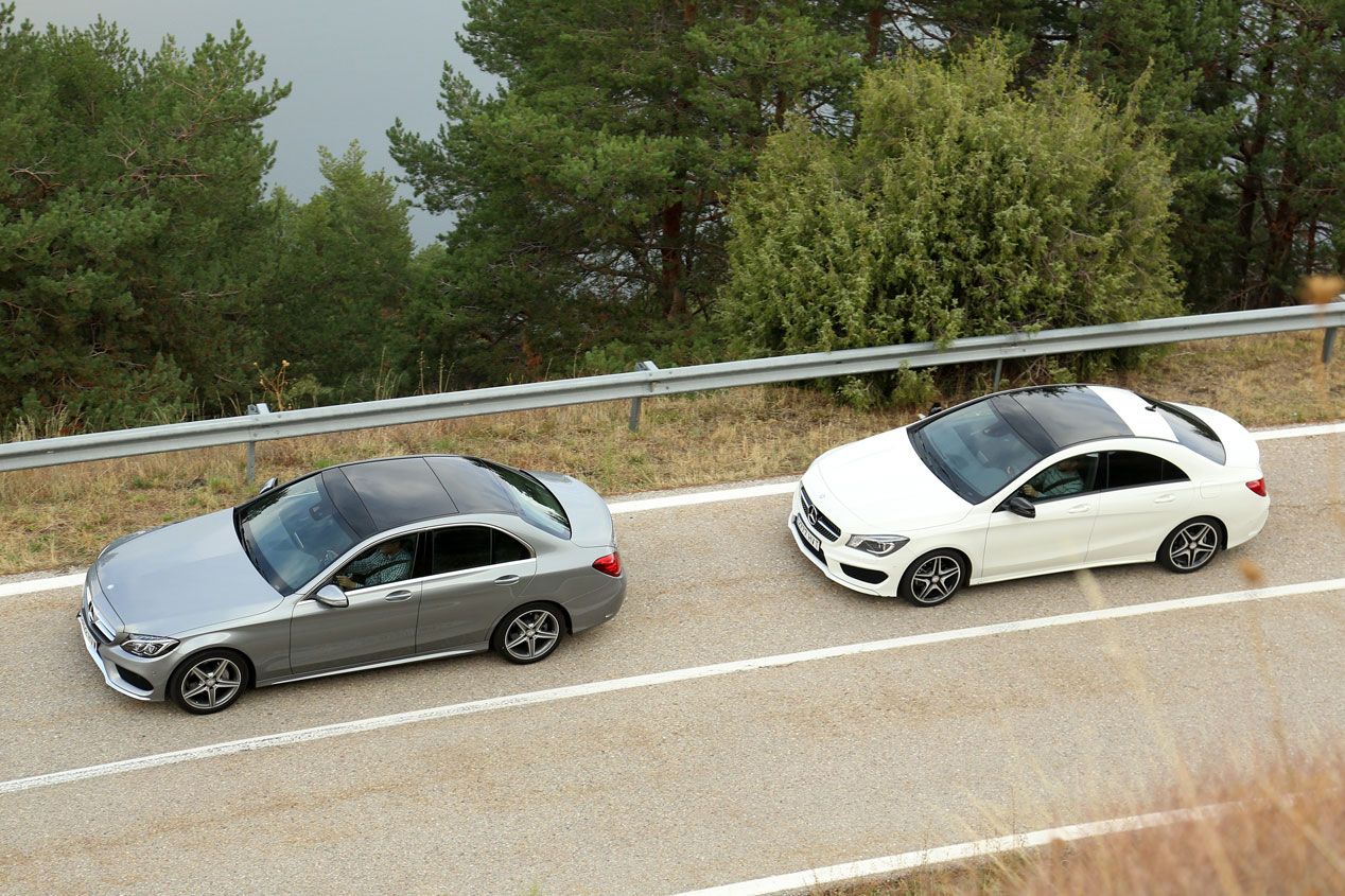 Comparativa: Mercedes CLA 220 CDI vs Mercedes C 220 BlueTEC