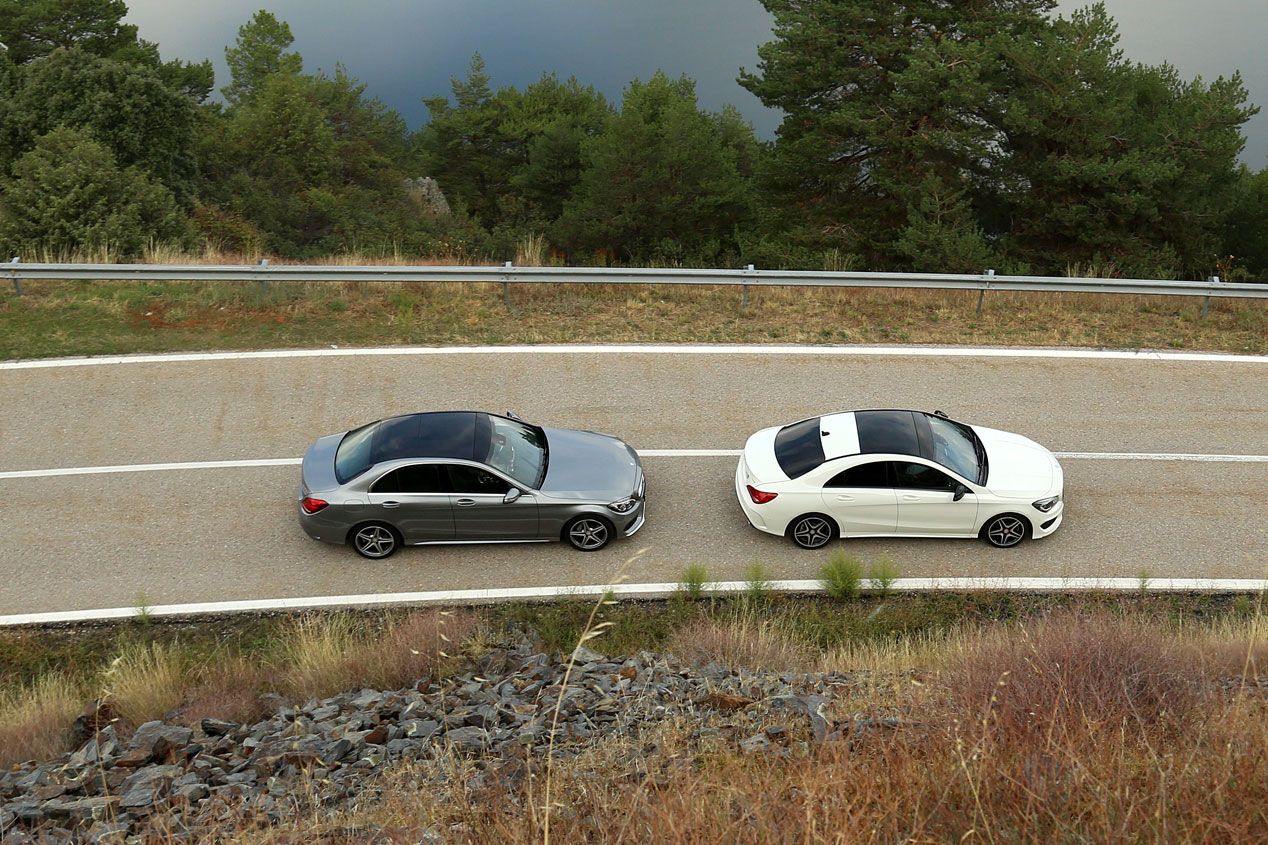 Comparativa: Mercedes CLA 220 CDI vs Mercedes C 220 BlueTEC