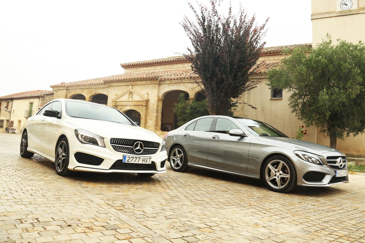 Comparativa: Mercedes CLA 220 CDI vs Mercedes C 220 BlueTEC