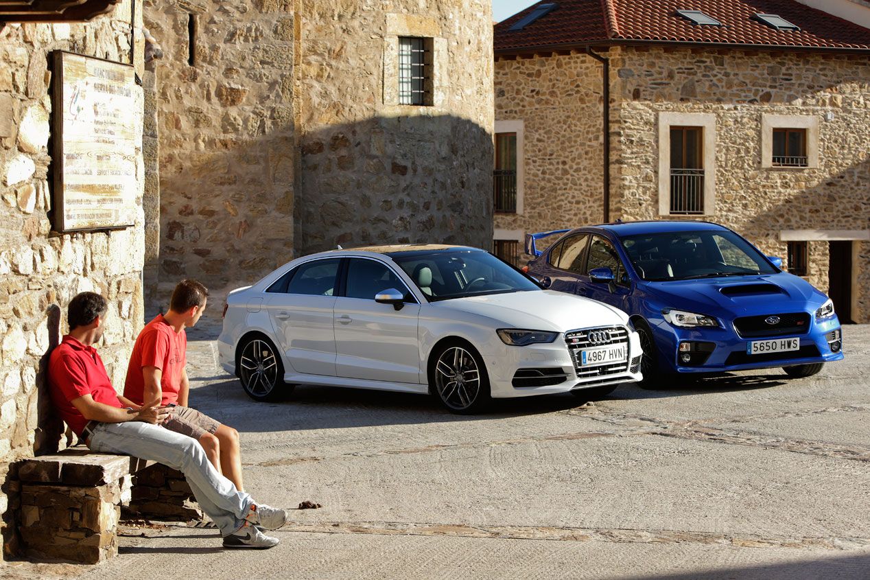 Comparativa: Audi S3 Sedán S-tronic vs Subaru WRX STi