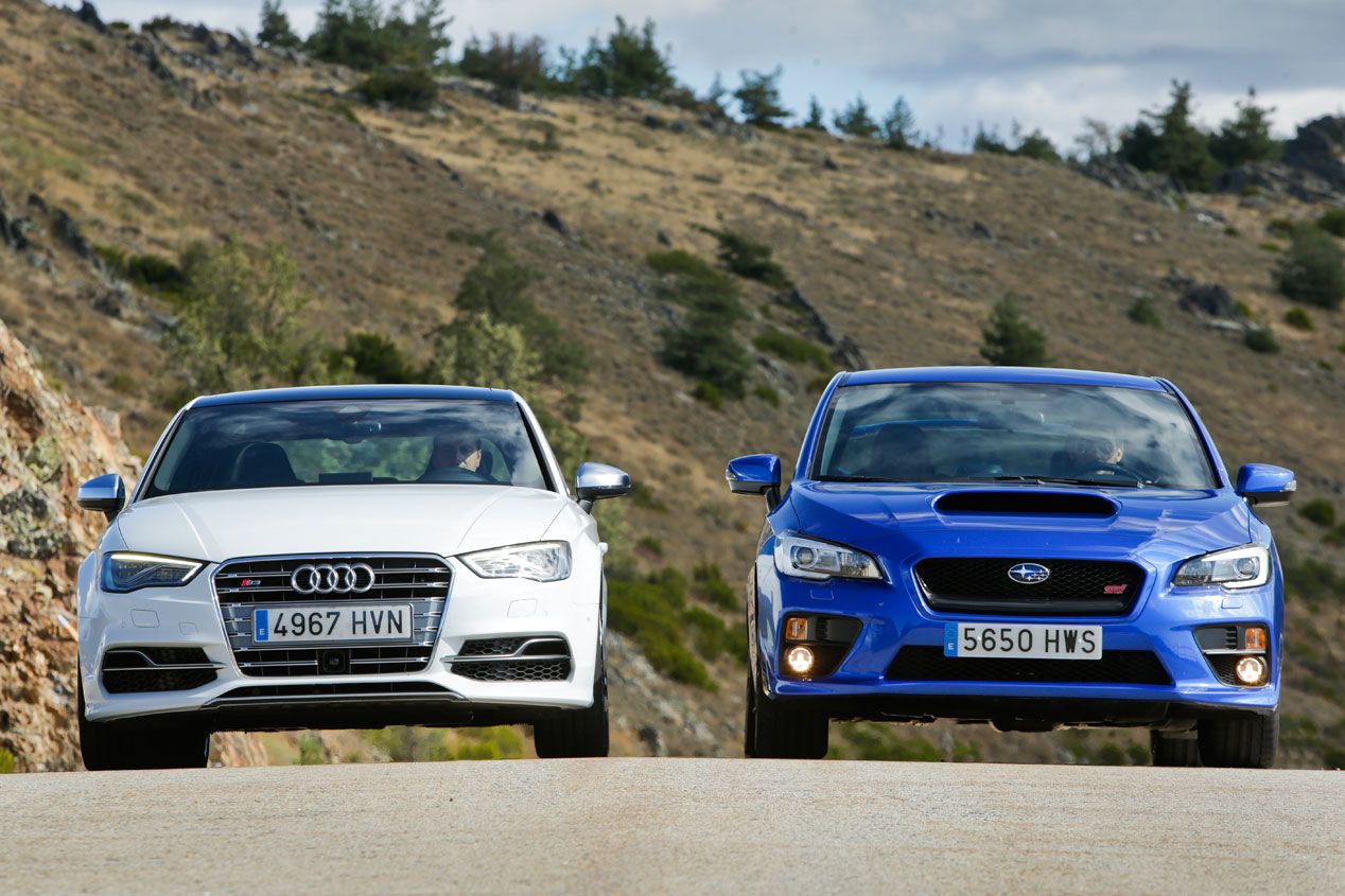 Comparativa: Audi S3 Sedán S-tronic vs Subaru WRX STi