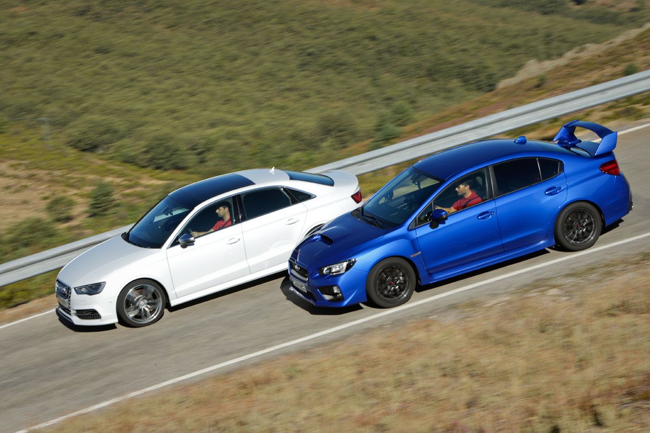 Comparativa: Audi S3 Sedán S-tronic vs Subaru WRX STi