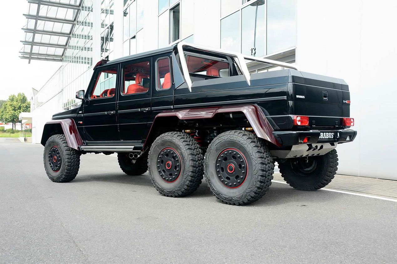 Mercedes G63 AMG 6x6, por Brabus: el mastodonte de los 700 CV