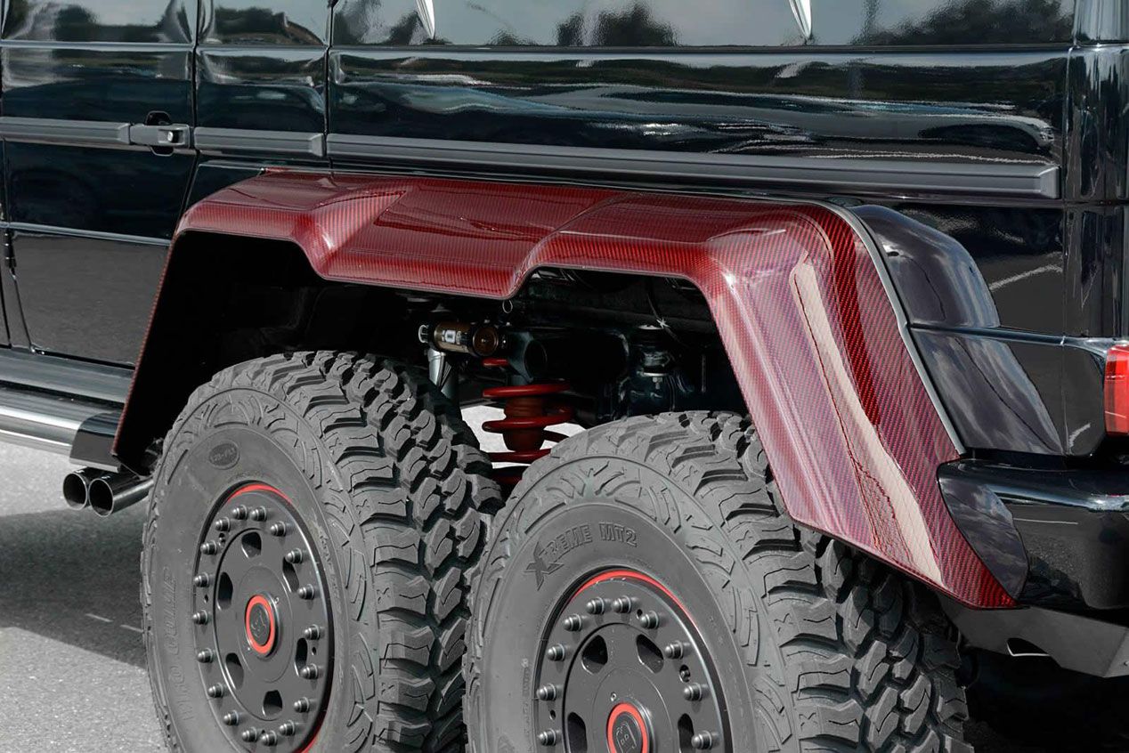 Mercedes G63 AMG 6x6, por Brabus: el mastodonte de los 700 CV
