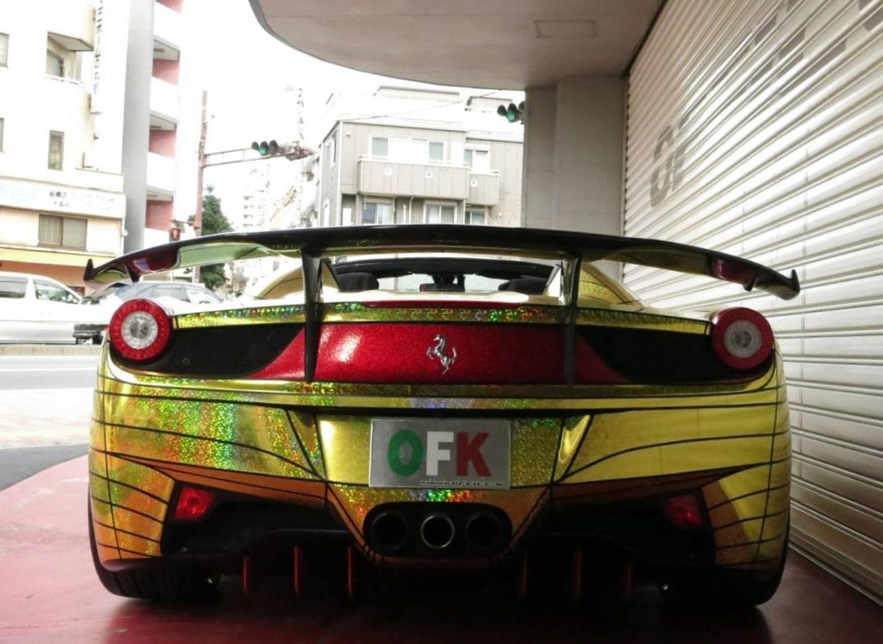 Ferrari 458 Spider ‘Golden Shark’