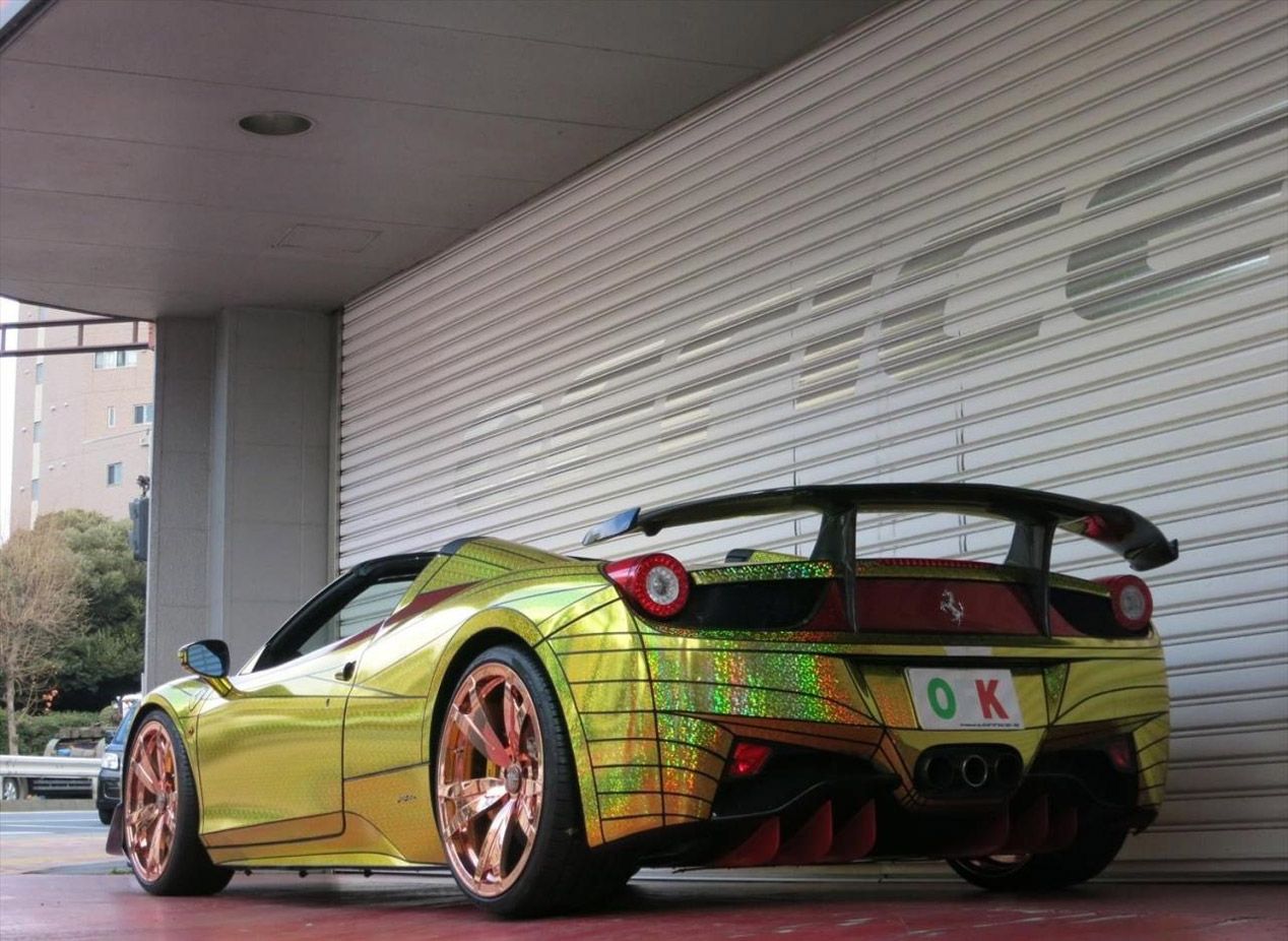 Ferrari 458 Spider ‘Golden Shark’
