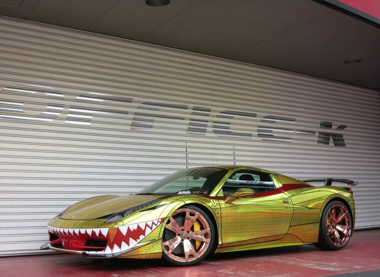 Ferrari 458 Spider ‘Golden Shark’